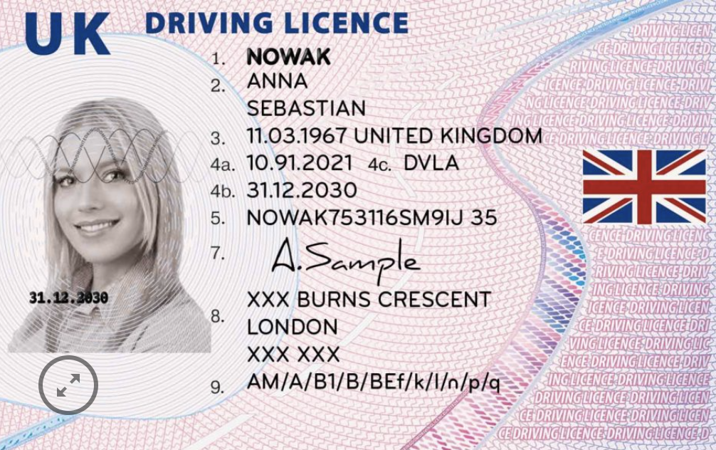 DVLA Plastic Driving Licence – FREENOW Driver